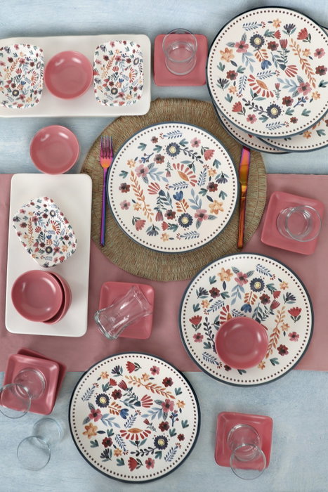 Hermia Set de desayuno de 30 piezas Multicolor